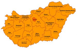Fotósok vállalási árai megyékre bontva 2019-ben