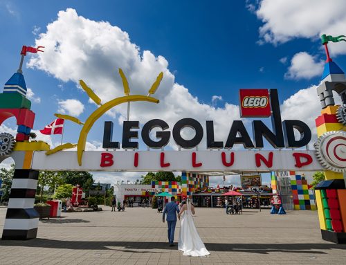 Esküvői fotózás Dániában, Legoland-ban